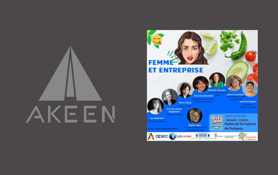 AKEEN à la 6ème édition de la matinale « Femme et entreprise » organisée par Rives de Seine Entreprise Emploi.
